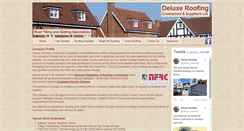Desktop Screenshot of deluxeroofing.co.uk